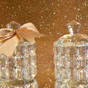Barattolo Cristallo Ranoldi – Porta Confetti o Candela | Bomboniera Elegante